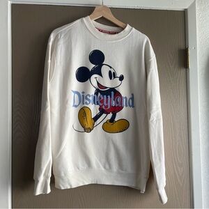 Mickey Mouse Classic Pullover Sweatshirt for Adults – Disneyland Medium